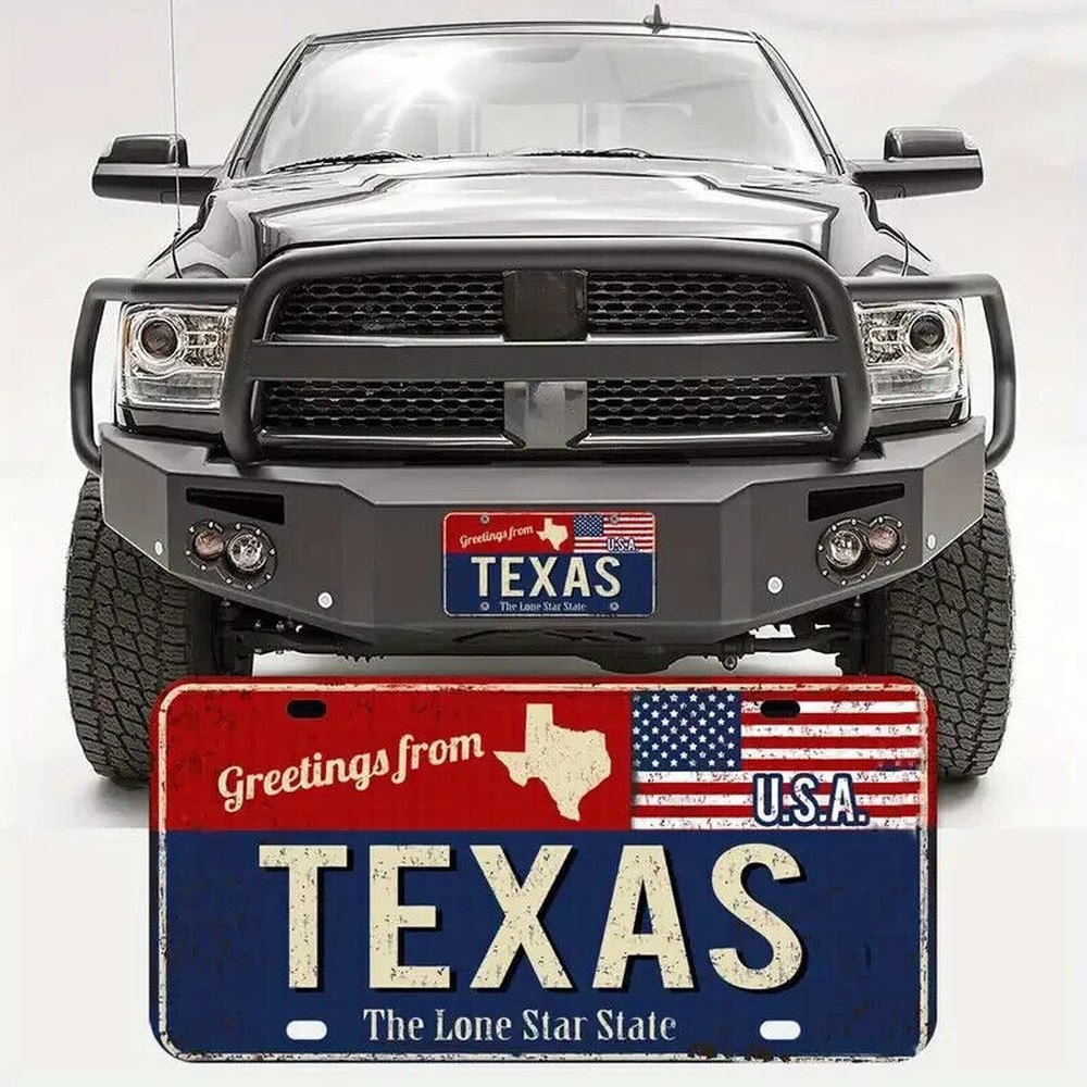 Greetings From Texas Novelty Metal 6" x 12" License Plate NEW! eBay Motors:Parts & Accessories:Car & Truck Parts & Accessories:Exterior Parts & Accessories:License Plates & Frames Style Your Walls